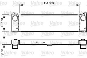 Valeo Ψυγείο Αέρα Υπερπλήρωσης - 818807