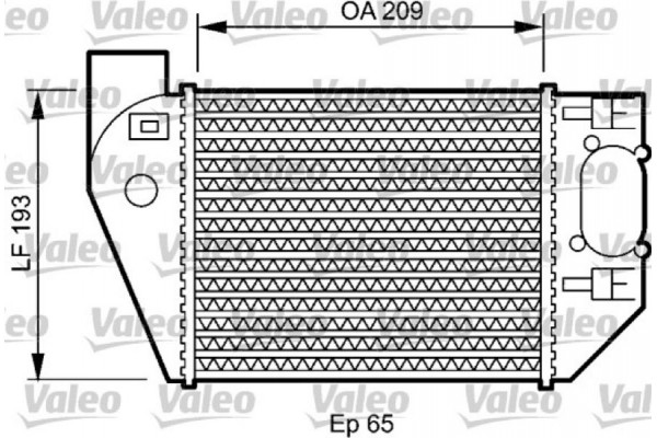 Valeo Ψυγείο Αέρα Υπερπλήρωσης - 818825