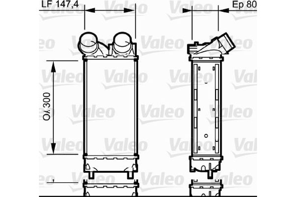 Valeo Ψυγείο Αέρα Υπερπλήρωσης - 818837