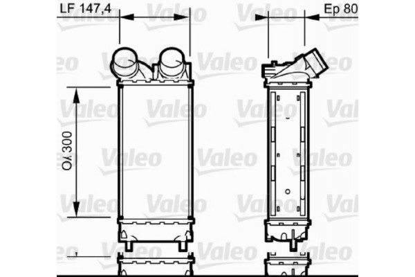 Valeo Ψυγείο Αέρα Υπερπλήρωσης - 818837