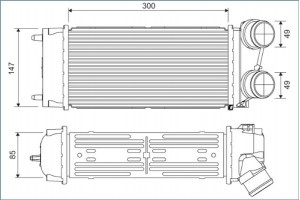 Valeo Ψυγείο Αέρα Υπερπλήρωσης - 817845