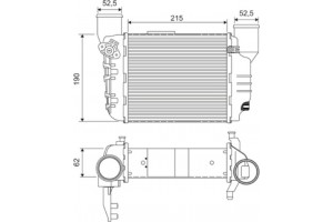 Valeo Ψυγείο Αέρα Υπερπλήρωσης - 817867