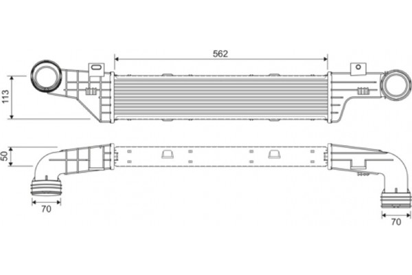 Valeo Ψυγείο Αέρα Υπερπλήρωσης - 817907