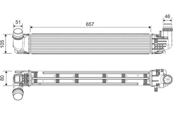 Valeo Ψυγείο Αέρα Υπερπλήρωσης - 818228