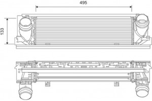 Valeo Ψυγείο Αέρα Υπερπλήρωσης - 818261