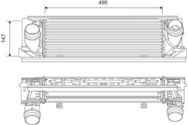 Valeo Ψυγείο Αέρα Υπερπλήρωσης - 818262