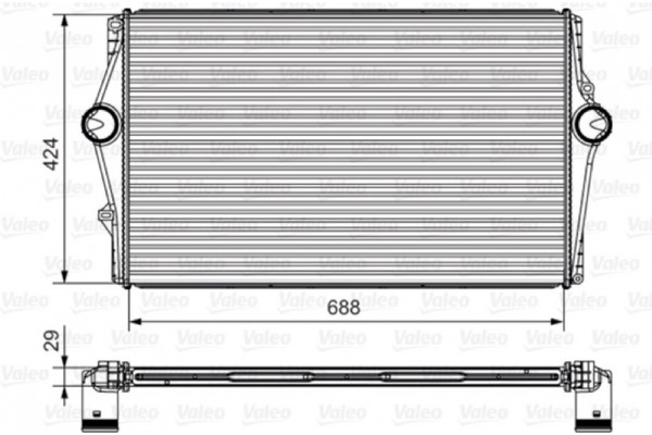 Valeo Ψυγείο Αέρα Υπερπλήρωσης - 818281