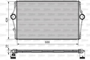 Valeo Ψυγείο Αέρα Υπερπλήρωσης - 818283