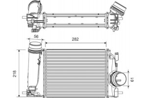 Valeo Ψυγείο Αέρα Υπερπλήρωσης - 818293