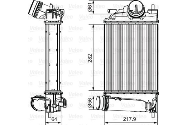 Valeo Ψυγείο Αέρα Υπερπλήρωσης - 818295