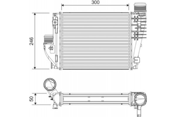 Valeo Ψυγείο Αέρα Υπερπλήρωσης - 818304