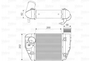 Valeo Ψυγείο Αέρα Υπερπλήρωσης - 818326