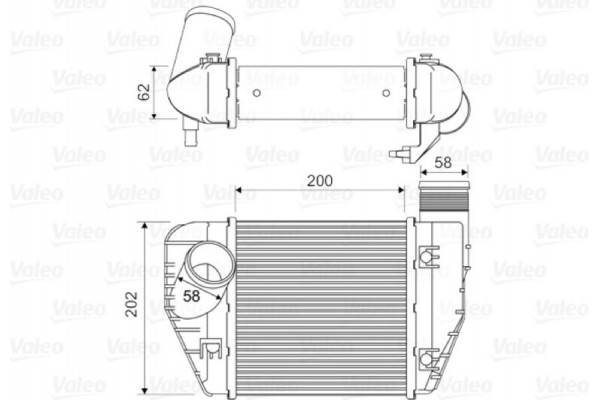 Valeo Ψυγείο Αέρα Υπερπλήρωσης - 818326