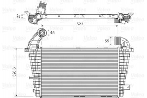 Valeo Ψυγείο Αέρα Υπερπλήρωσης - 818328