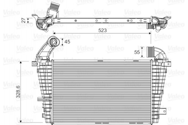 Valeo Ψυγείο Αέρα Υπερπλήρωσης - 818328 Valeo Ψυγείο Αέρα Υπερπλήρωσης - 818328