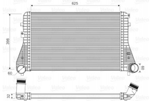 Valeo Ψυγείο Αέρα Υπερπλήρωσης - 818339