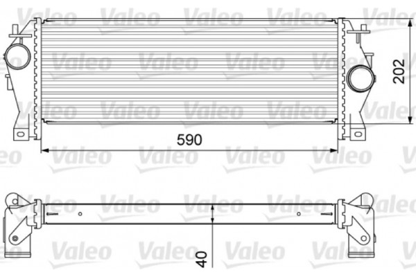 Valeo Ψυγείο Αέρα Υπερπλήρωσης - 818340