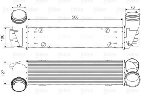 Valeo Ψυγείο Αέρα Υπερπλήρωσης - 818342 Valeo Ψυγείο Αέρα Υπερπλήρωσης - 818342
