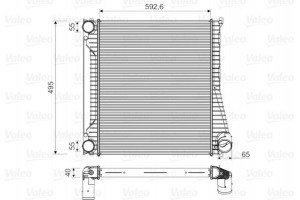 Valeo Ψυγείο Αέρα Υπερπλήρωσης - 818346