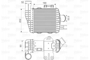 Valeo Ψυγείο Αέρα Υπερπλήρωσης - 818349
