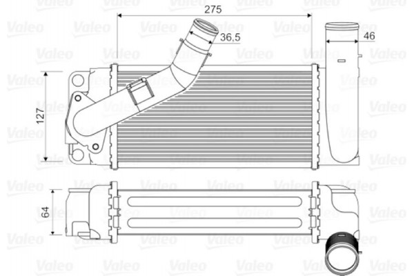 Valeo Ψυγείο Αέρα Υπερπλήρωσης - 818351