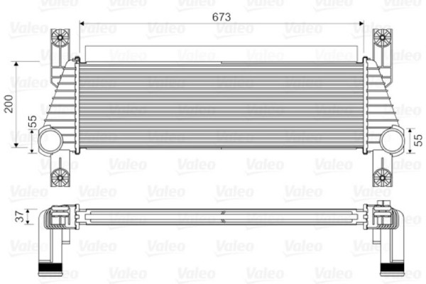Valeo Ψυγείο Αέρα Υπερπλήρωσης - 818352