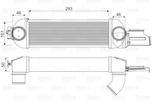 Valeo Ψυγείο Αέρα Υπερπλήρωσης - 818355
