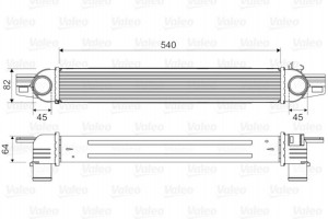 Valeo Ψυγείο Αέρα Υπερπλήρωσης - 818545