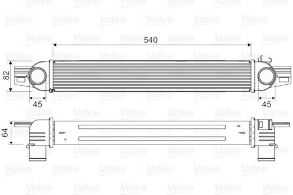 Valeo Ψυγείο Αέρα Υπερπλήρωσης - 818545 Valeo Ψυγείο Αέρα Υπερπλήρωσης - 818545