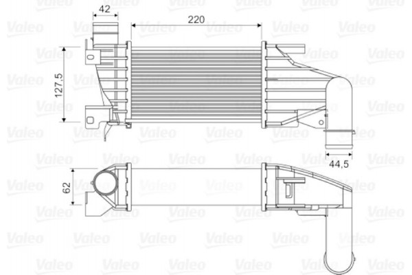 Valeo Ψυγείο Αέρα Υπερπλήρωσης - 818555