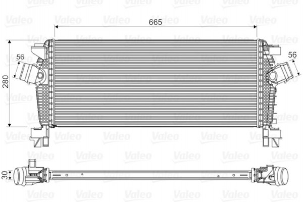 Valeo Ψυγείο Αέρα Υπερπλήρωσης - 818566