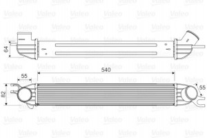 Valeo Ψυγείο Αέρα Υπερπλήρωσης - 818580