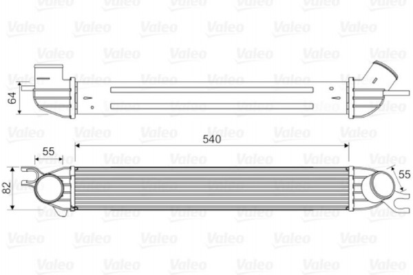 Valeo Ψυγείο Αέρα Υπερπλήρωσης - 818580 Valeo Ψυγείο Αέρα Υπερπλήρωσης - 818580