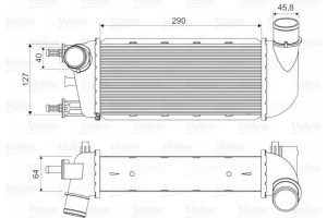 Valeo Ψυγείο Αέρα Υπερπλήρωσης - 818582