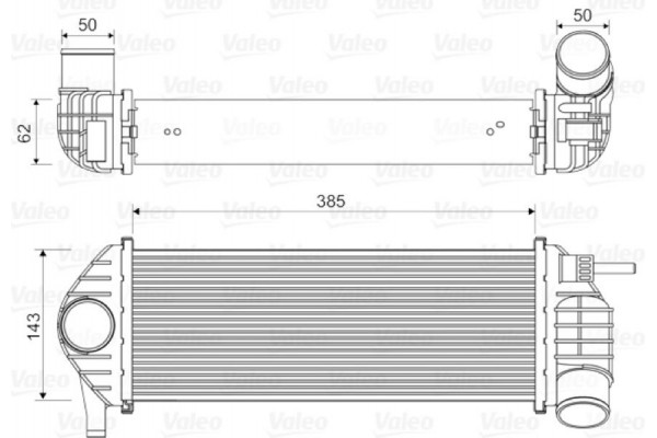 Valeo Ψυγείο Αέρα Υπερπλήρωσης - 818584