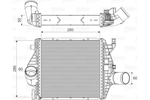 Valeo Ψυγείο Αέρα Υπερπλήρωσης - 818590