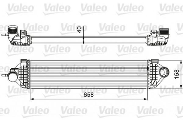 Valeo Ψυγείο Αέρα Υπερπλήρωσης - 818600