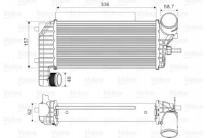 Valeo Ψυγείο Αέρα Υπερπλήρωσης - 818604