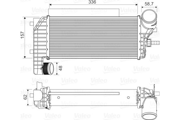 Valeo Ψυγείο Αέρα Υπερπλήρωσης - 818604