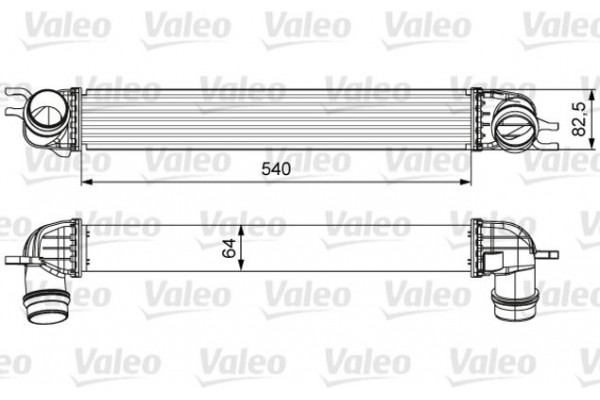 Valeo Ψυγείο Αέρα Υπερπλήρωσης - 818605