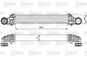 Valeo Ψυγείο Αέρα Υπερπλήρωσης - 818606