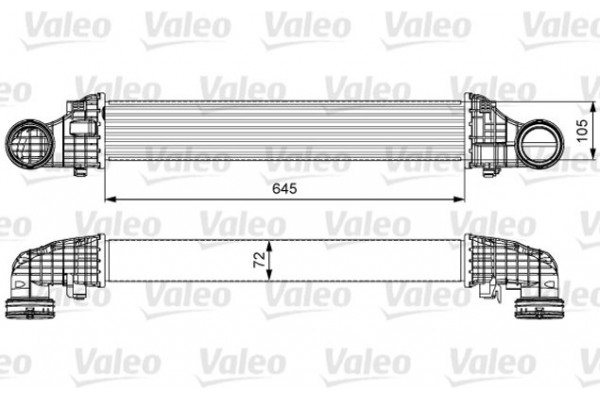 Valeo Ψυγείο Αέρα Υπερπλήρωσης - 818606