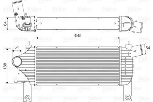 Valeo Ψυγείο Αέρα Υπερπλήρωσης - 818608