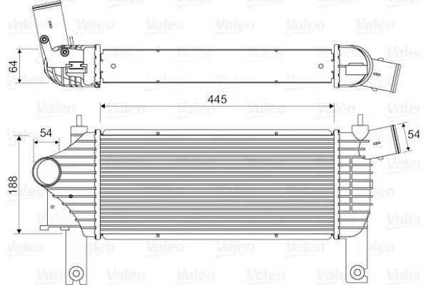 Valeo Ψυγείο Αέρα Υπερπλήρωσης - 818608