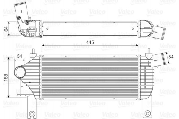 Valeo Ψυγείο Αέρα Υπερπλήρωσης - 818608