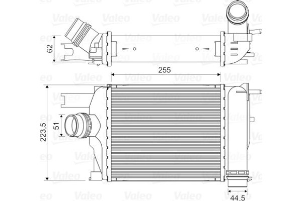 Valeo Ψυγείο Αέρα Υπερπλήρωσης - 818609