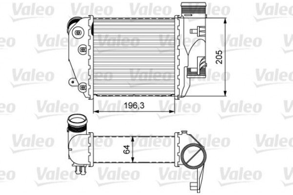 Valeo Ψυγείο Αέρα Υπερπλήρωσης - 818610