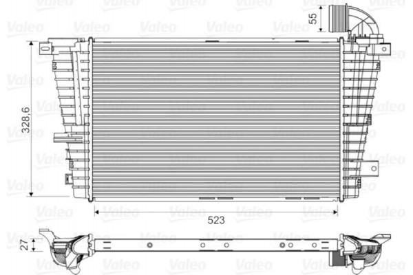 Valeo Ψυγείο Αέρα Υπερπλήρωσης - 818614