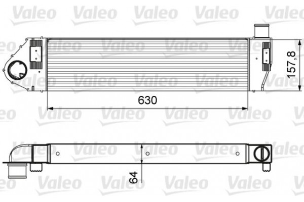 Valeo Ψυγείο Αέρα Υπερπλήρωσης - 818621