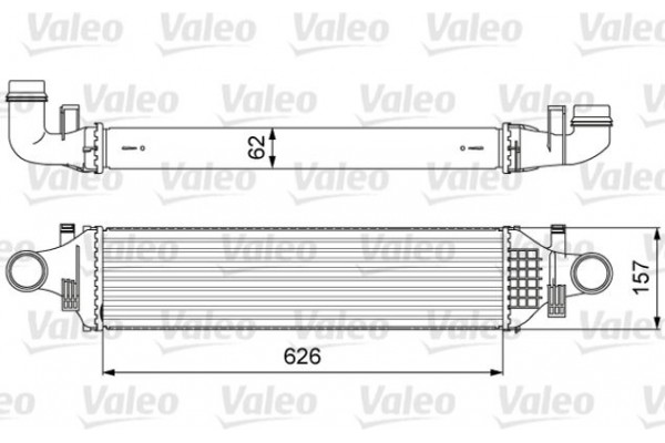 Valeo Ψυγείο Αέρα Υπερπλήρωσης - 818624